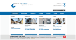 Desktop Screenshot of gandrupelement.dk